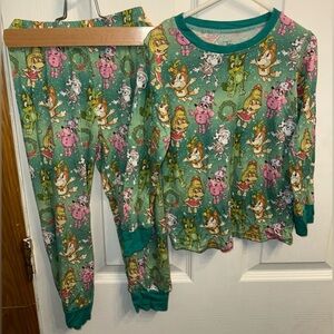 Matching bluey pajamas outfit 4T